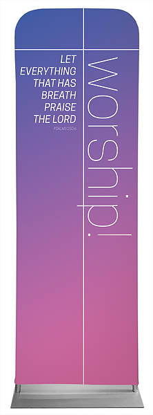 Picture of Worship Color Wash Sleeve Banner