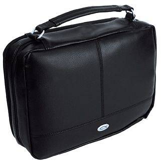 Picture of Two-Fold LuxLeather Organizer Large Black Bible Cover