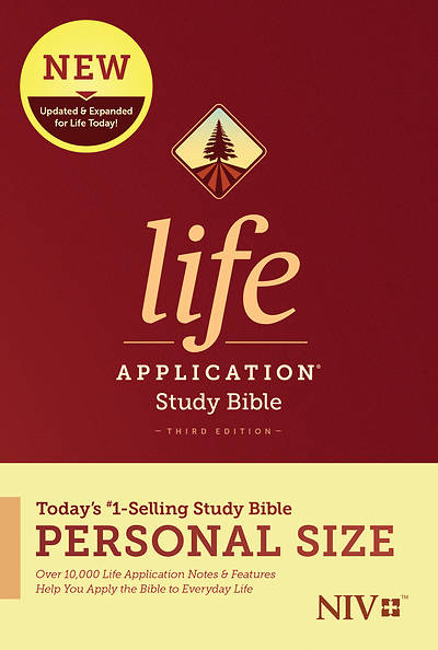 Picture of NIV Life Application Study Bible, Third Edition, Personal Size (Hardcover)