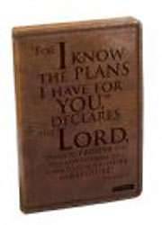 Picture of Jeremiah 29:11 Brown Flexcover Journal