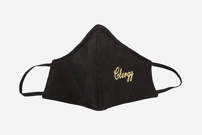 Picture of Clergy Black Face Mask - Large Size