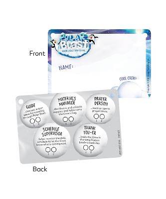 Picture of Vacation Bible School (VBS) 2018 Polar Blast Name Badge - Pkg of 10