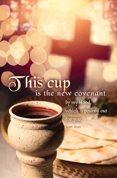 Picture of This Cup Is The New Covenant Communion Bulletin (Package of 100)