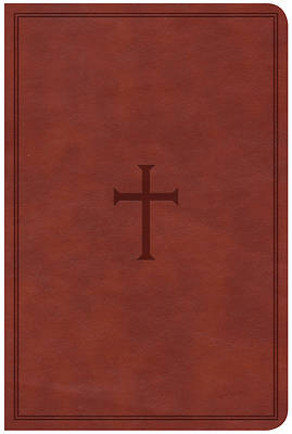 Picture of CSB Compact Ultrathin Reference Bible, Brown Leathertouch