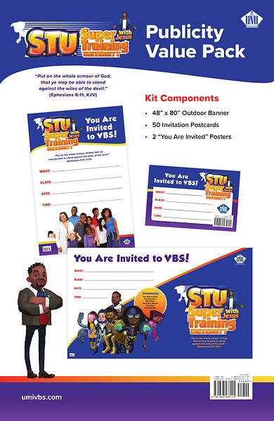 Picture of Vacation Bible School (VBS) 2019 Super Training University Publicity Value Pack