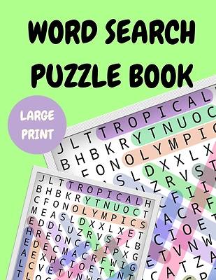 Picture of Word Search Puzzle Book Large Print