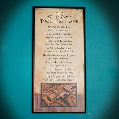 Picture of “A Dad’s Tools of the Trade” Plaque