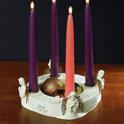 Picture of Angel Wings Advent Wreath Candleholder