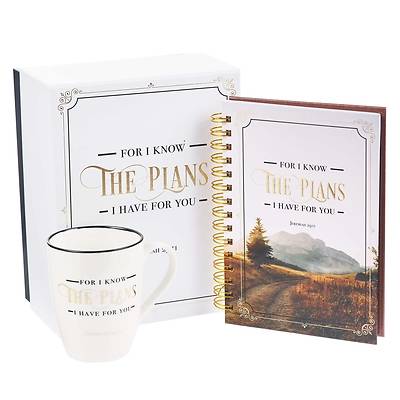 Picture of Gift Set Journal and Mug I Know the Plans Jeremiah. 29