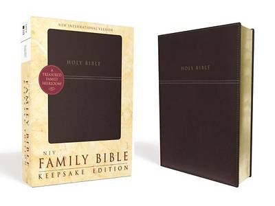 Picture of New International Version Family Bible, Keepsake Edition