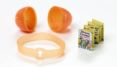 Picture of Gospel Easter Egg w/Silicone Bracelet (24 pack)