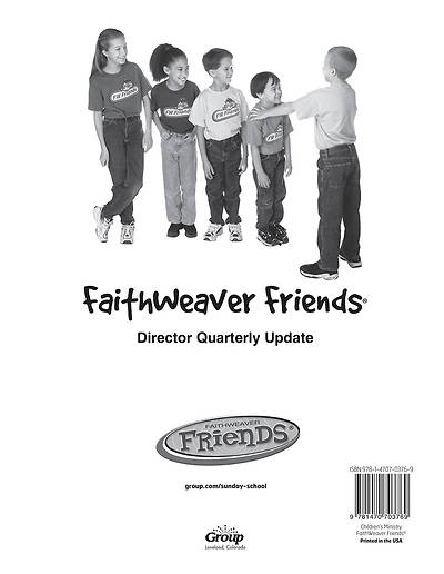 Picture of FaithWeaver Friends Director Quarterly Update, Winter 2017