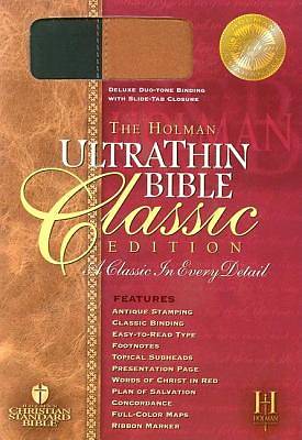 Picture of Ultrathin Reference Bible-Hcsb-Classic