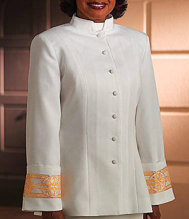 Picture of Murphy Qwick-Ship Linette Women's Clergy Jacket H-104 White