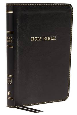 Picture of KJV, Thinline Bible, Compact, Imitation Leather, Black, Red Letter Edition