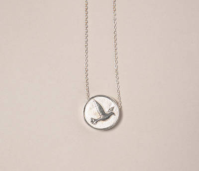 Picture of "May The Message of Peace", Dove Pendant