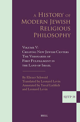Picture of A History of Modern Jewish Religious Philosophy