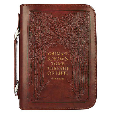Picture of Classic Bible Cover Medium Luxleather Path of Life - Psa 16
