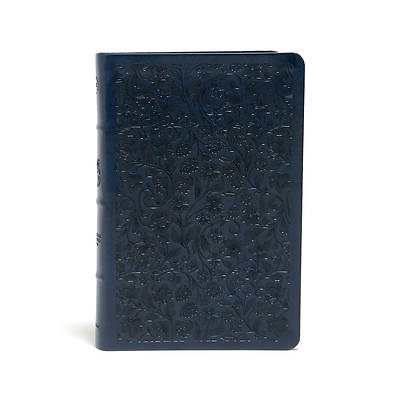 Picture of CSB Ultrathin Reference Bible, Navy Leathertouch, Deluxe Edition