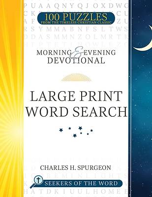 Picture of Morning and Evening Devotional Large Print Word Search