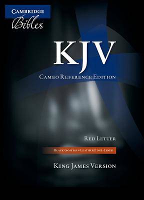 Picture of KJV Cameo Reference Black Goatskin Kj456