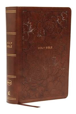 Picture of NKJV, Single-Column Reference Bible, Imitation Leather, Brown, Red Letter Edition, Comfort Print