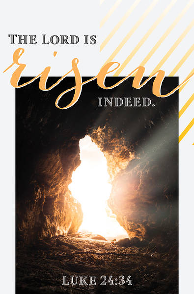 Picture of The Lord is Risen Indeed Easter Regular Size Bulletin
