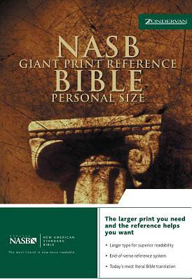 Picture of Giant Print Reference Bible-NASB
