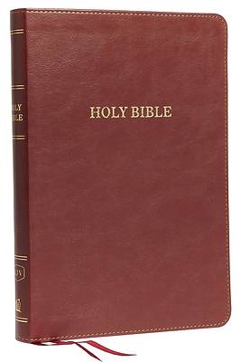 Picture of KJV, Thinline Bible, Large Print, Imitation Leather, Burgundy, Red Letter Edition
