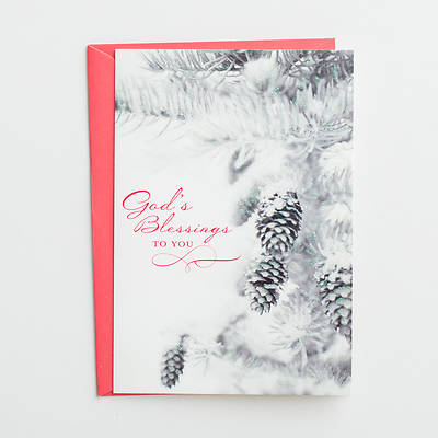 Picture of God's Blessings To You Christmas Cards Box of 18