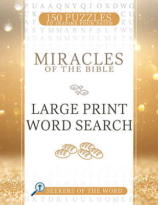 Picture of Miracles of the Bible Large Print Word Search