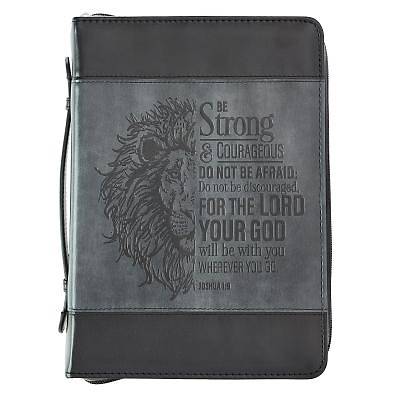 Picture of Bible Cover Large Lux-Leather Joshua 1