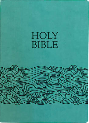Picture of KJV Holy Bible, Wave Design, Large Print, Coastal Blue Ultrasoft