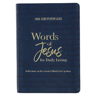 Picture of Words of Jesus for Daily Living Devotional Faux Leather