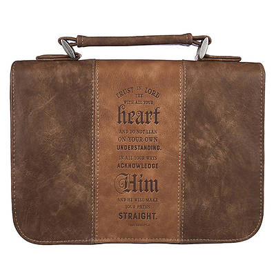 Picture of Classic Bible Cover Medium Luxleather Trust in the Lord - Prov 3