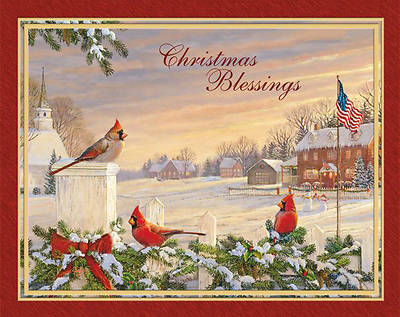 Picture of Colors of Christmas Boxed Christmas Cards by LANG
