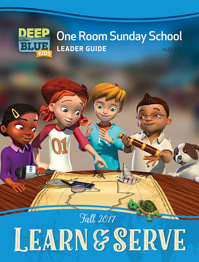 Picture of Deep Blue Kids Learn & Serve One Room Sunday School Extra Leader Guide Download Fall 2017