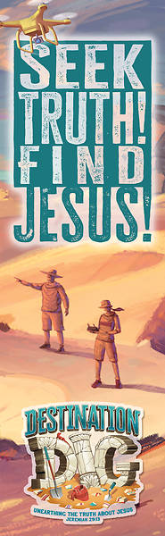 Picture of Vacation Bible School VBS 2021 Destination Dig Unearthing the Truth About Jesus Bookmarks Pkg 50