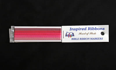 Picture of Heart of Flesh - Inspired Ribbons Bible Bookmark (One Bookmarker with 5 Colored Ribbons)