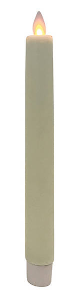 Picture of Mystique™ Moving Flame 8" Ivory Flameless Taper Candle