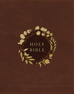 Picture of NIV Our Family Story Bible, Leathersoft Over Board, Brown, Red Letter Edition, Comfort Print