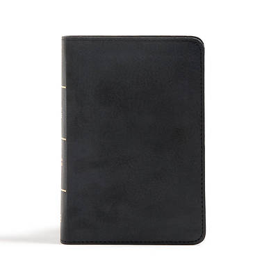 Picture of CSB Large Print Compact Reference Bible, Black Leathertouch