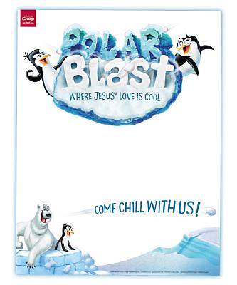 Picture of Vacation Bible School (VBS) 2018 Polar Blast Publicity Posters - Pkg of 5