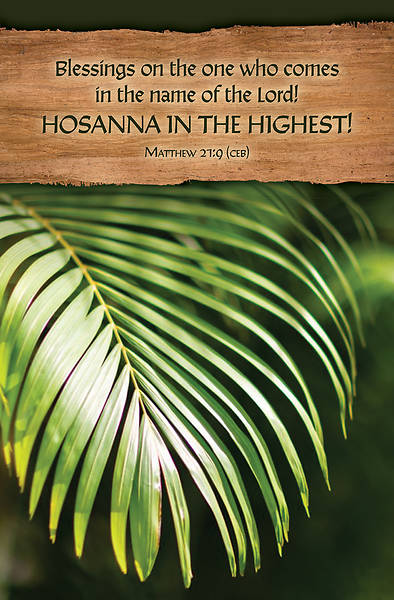 Picture of EXTRA Word Alive! Weekly Bulletin without Message-Palm Sunday, Letter Size (Package of 25)