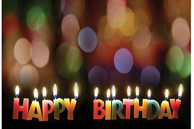 Picture of Happy Birthday Candles Postcard (Pkg of 25)