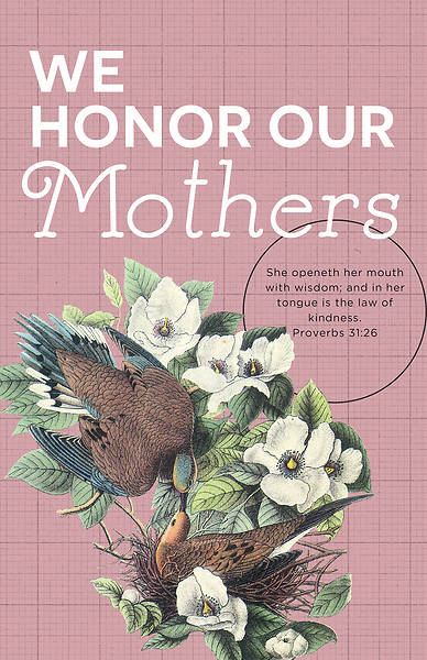 Picture of We Honor Our Mothers Bulletin - Proverbs 31:26 (KJV)