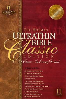 Picture of Ultrathin Reference Bible-Hcsb-Classic