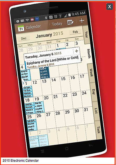 Picture of Official United Methodist Program Calendar 2015 Digital