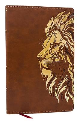 Picture of Nkjv, Personal Size Thinline Bible with Cross References, Brown Leathersoft, Comfort Print, Red Letter