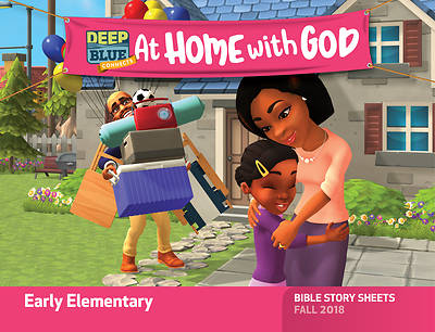 Picture of Deep Blue Connects At Home With God Early Elementary Bible Story Sheets Fall 2018